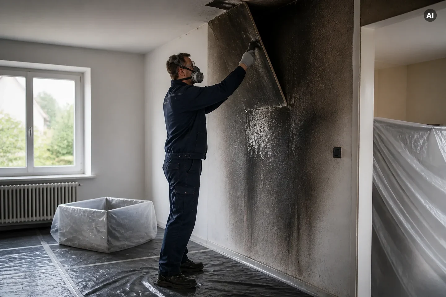 Zurückbauen: Beschädigte Bauteile entfernen