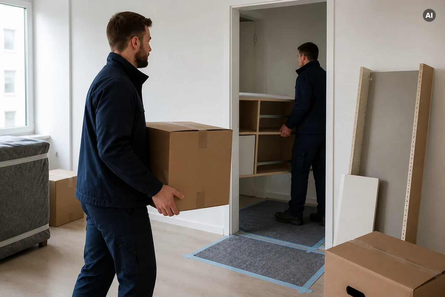 Räumen: Flächen geordnet freistellen